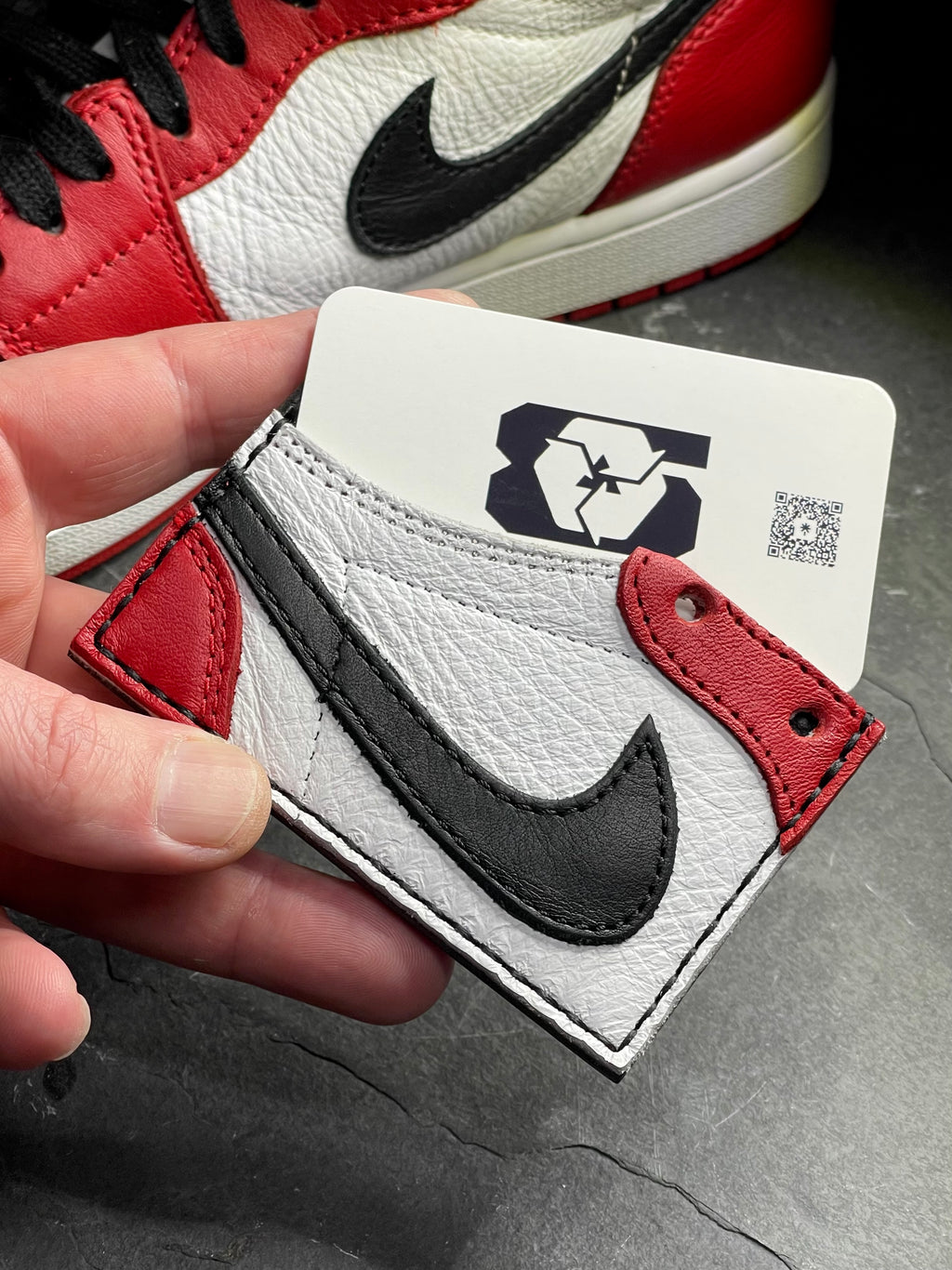 Upcycled Chicago 1 Cardholder Wallet
