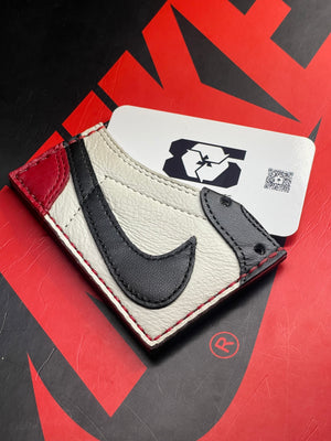 Upcycled Bred Toe 1 Cardholder Wallet
