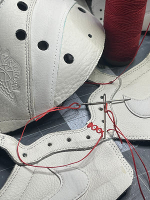 Upcycled Jordan 1 x Jason Voorhees Mask (1st Edition)