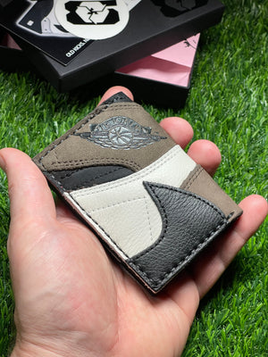Upcycled Travis Scott Mocha 1 Bifold Cardholder Wallet